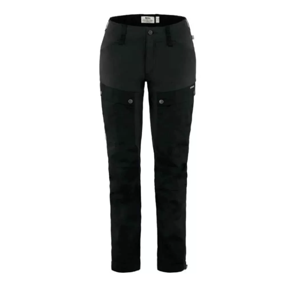 Fjallraven W Keb Trousers Curved Black