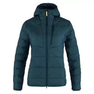 Fjallraven W Keb Padded Hoodie MTN Blue