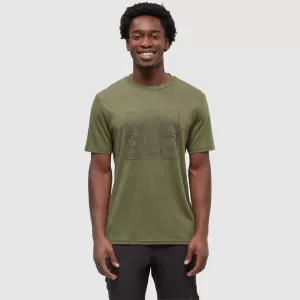 tentree M Adventure Essentials Tee Olive/Meteorite