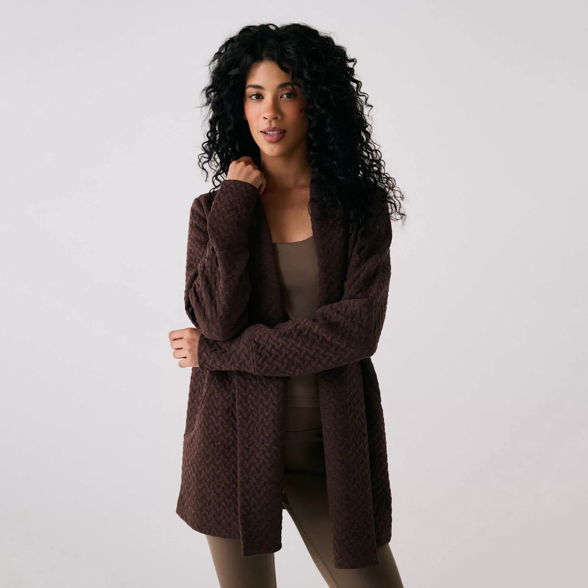 Lole Clover Cardigan - Java Heather
