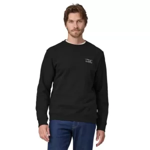 Patagonia M '73 Skyline Uprisal Crew Sweatshirt Ink Black