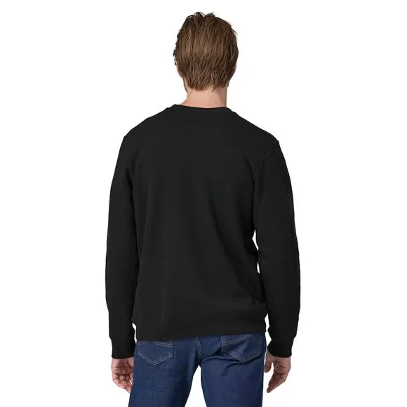 Patagonia M '73 Skyline Uprisal Crew Sweatshirt Ink Black - Image 2