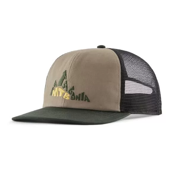 Patagonia Relaxed Trucker Hat Berm Logo: Wing Grey