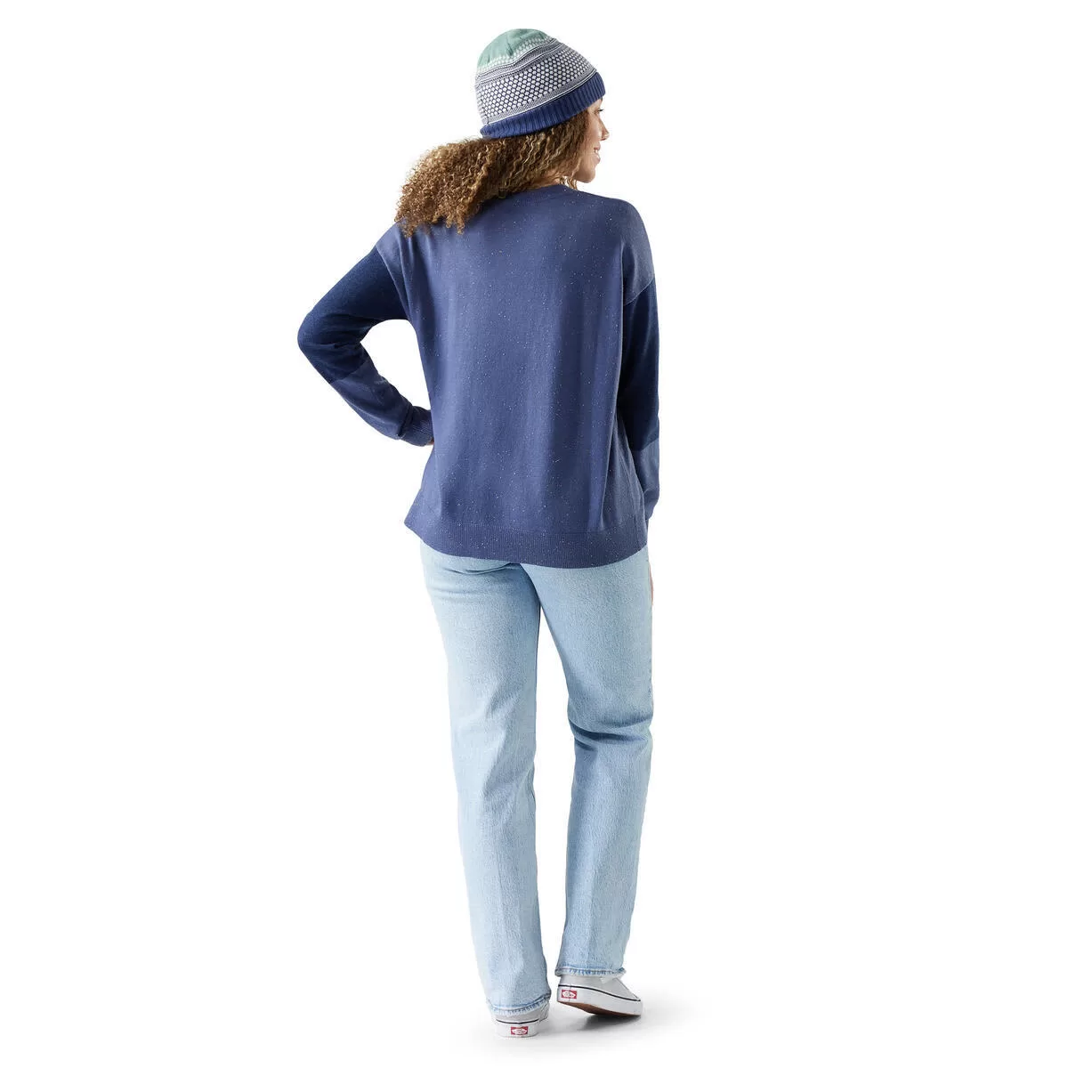 Smartwool W Edgewood Sweater Nightfall Blue - Image 2