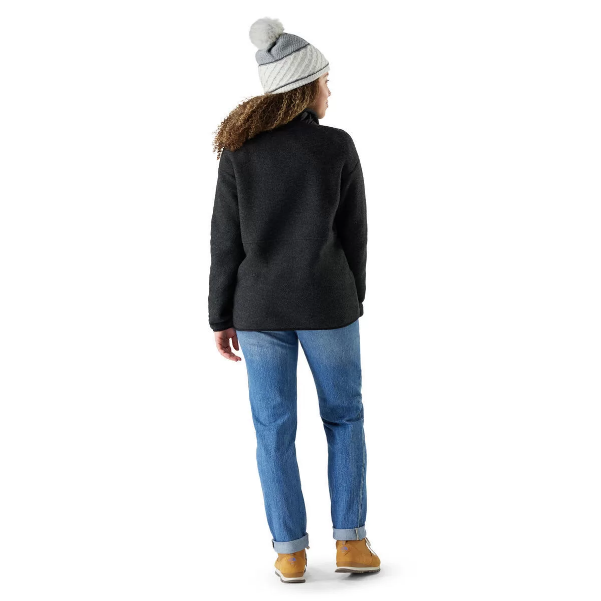 Smartwool W Second Cut Fleece Jacket Charcoal - Image 2