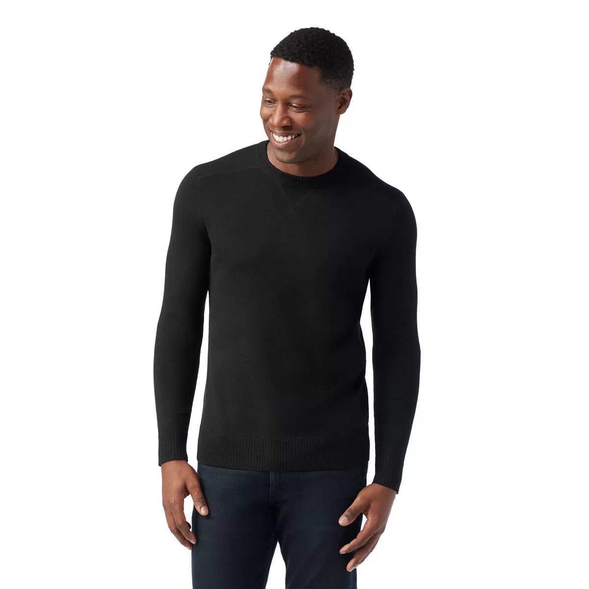 Smartwool M Sparwood Crew Sweater Black