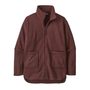 Patagonia W Better Sweater Oversized Coat Dark Ruby