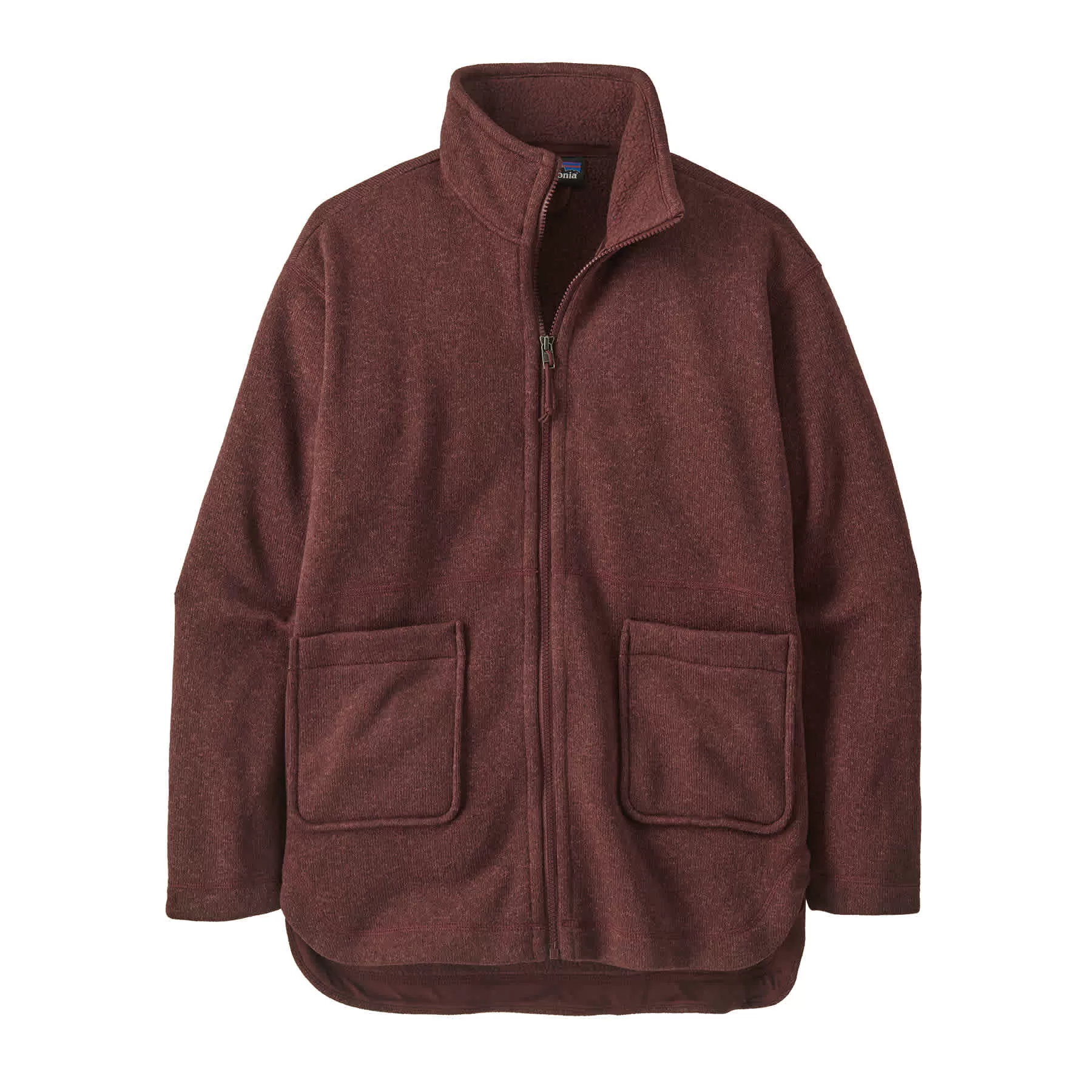 Patagonia W Better Sweater Oversized Coat Dark Ruby