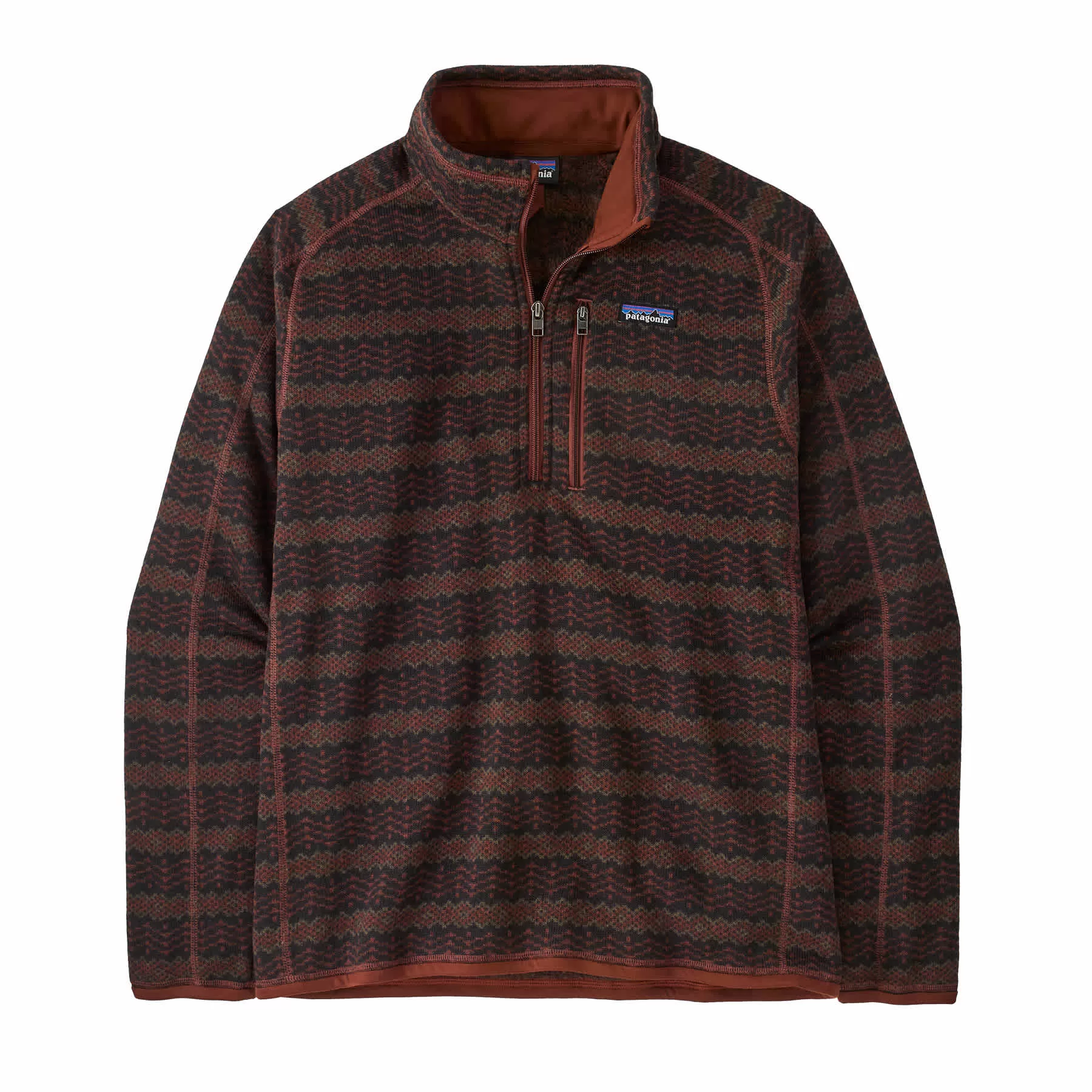 Patagonia M Better Sweater 1/4 Zip Woven: Vanilla - Image 3