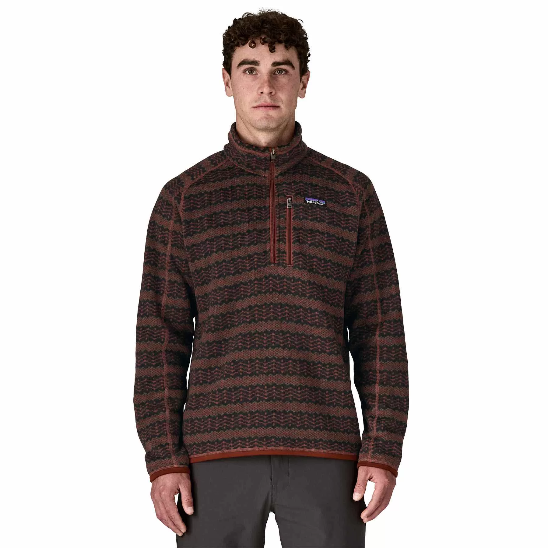 Patagonia M Better Sweater 1/4 Zip Woven: Vanilla