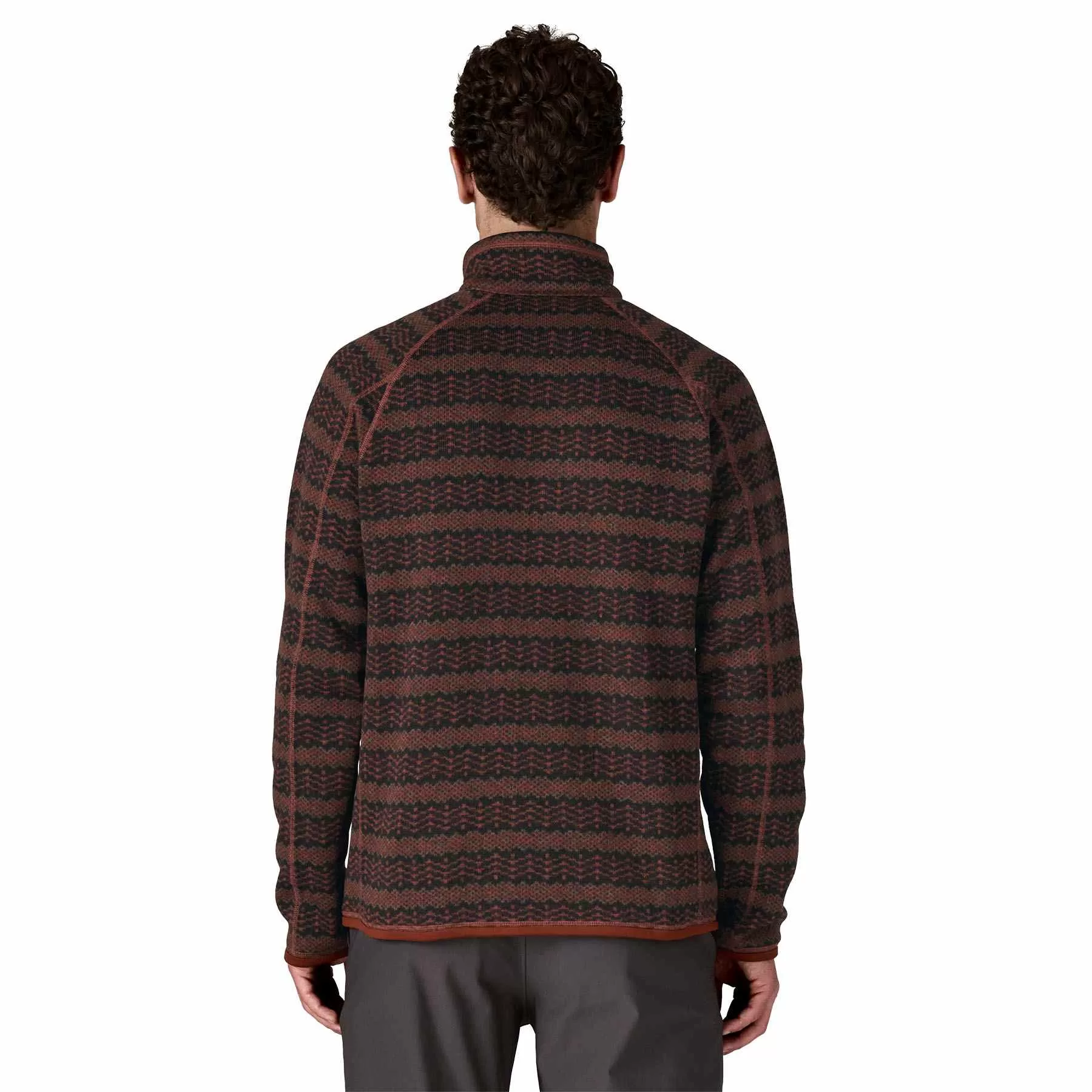 Patagonia M Better Sweater 1/4 Zip Woven: Vanilla - Image 2