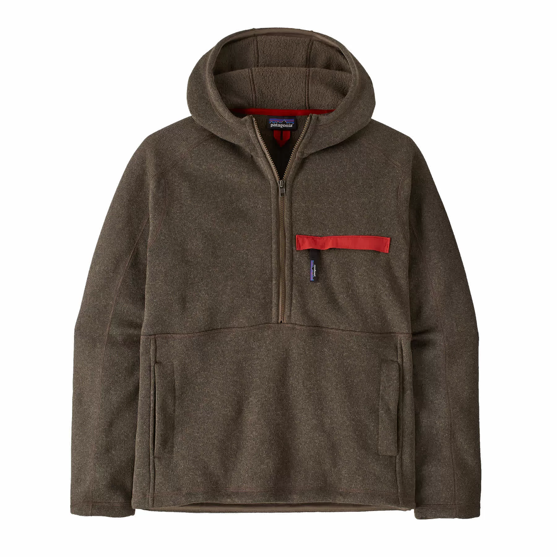 Patagonia M Better Sweater 1/2 Zip P/O Marlow Brown