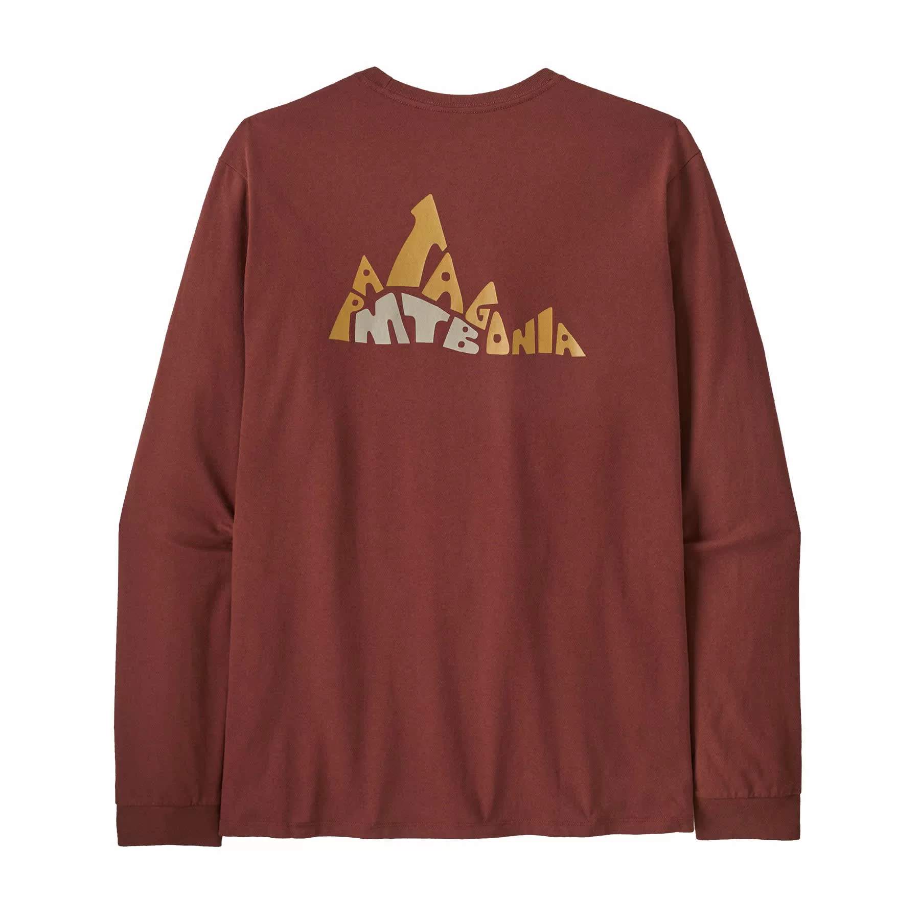 Patagonia M L/S Berm Logo Responsibili-Tee Dried Vanilla - Image 2