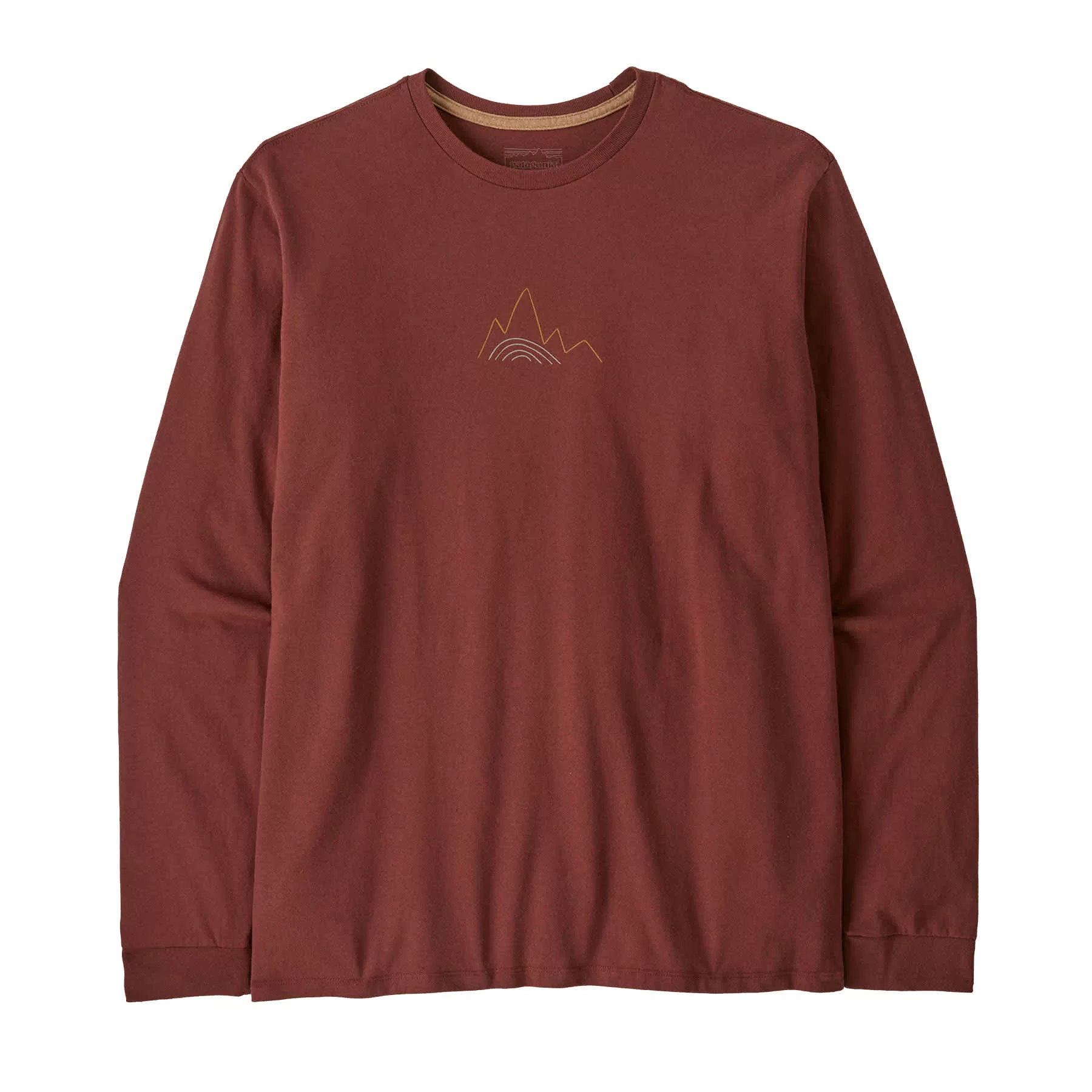 Patagonia M L/S Berm Logo Responsibili-Tee Dried Vanilla