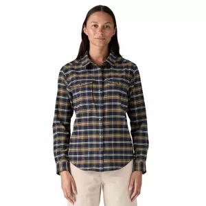 Patagonia W Canyonite Flannel Orcas: Blue