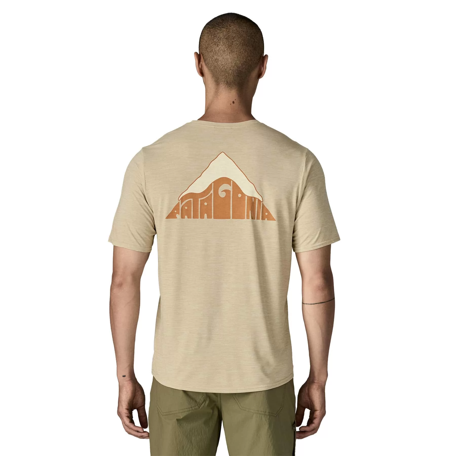 Patagonia M Cap Cool Daily Shirt - Lands Driftways: Pumice - Image 2