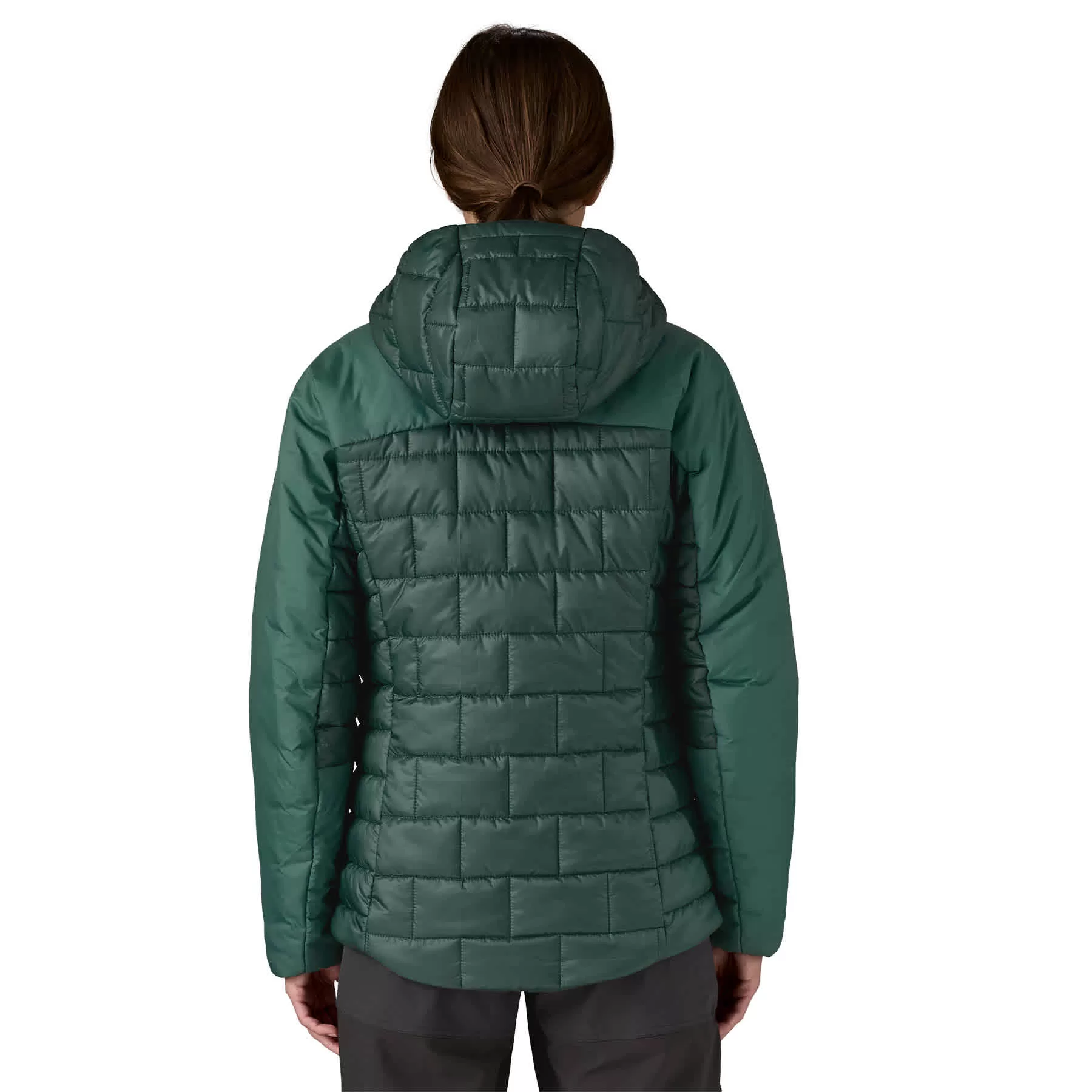 Patagonia W Hi-Loft Nano Puff Hoody Cascade Green - Image 2