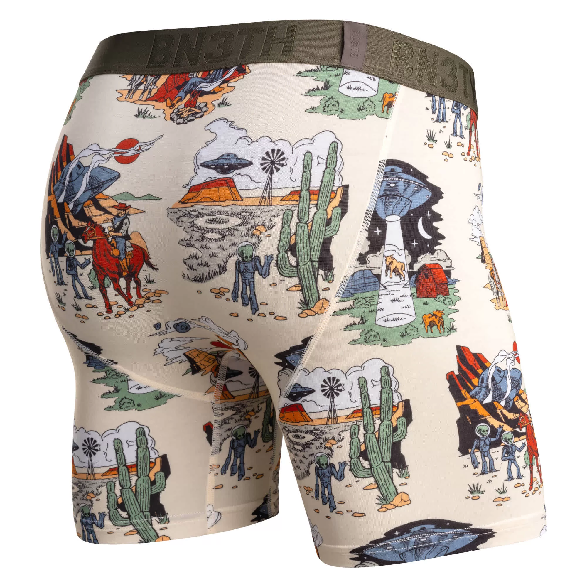 BN3TH Classic Icon Boxer Brief SPACE COWBOY-SAND - Image 2