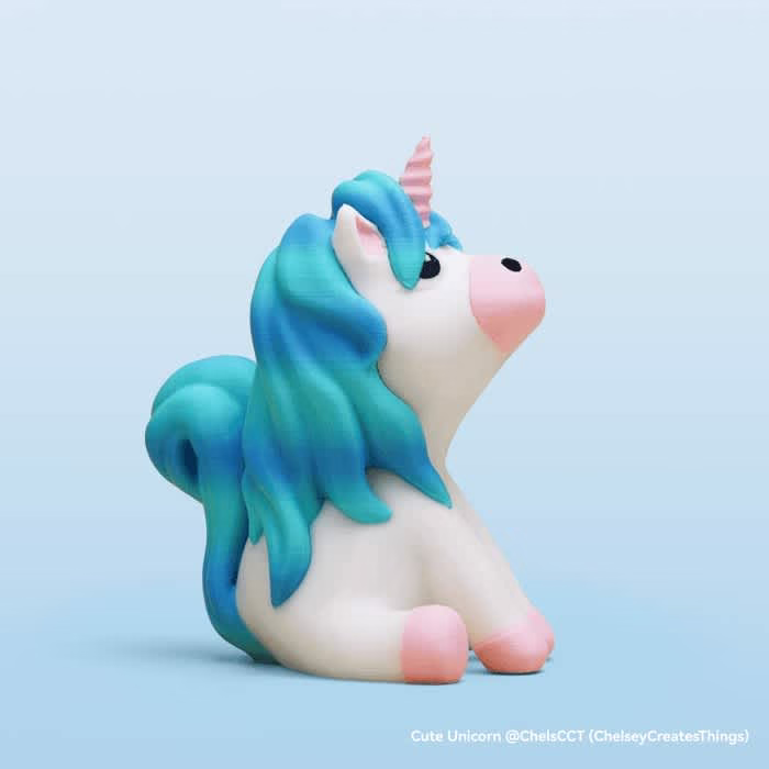 Bambu Labs PLA BASIC Gradient - Ocean Meadow Filament with Spool - Image 2