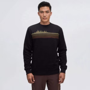 tentree M Retro TreeLine Crew Meteorite