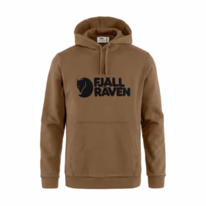 Fjallraven M Logo Hoodie Wood Brown