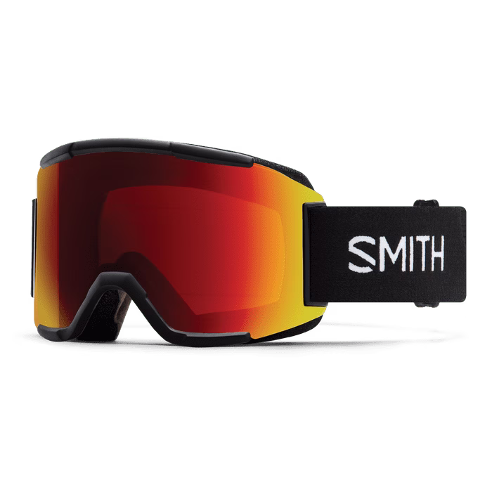 Smith Squad Black / ChromaPop Sun Red Mirror