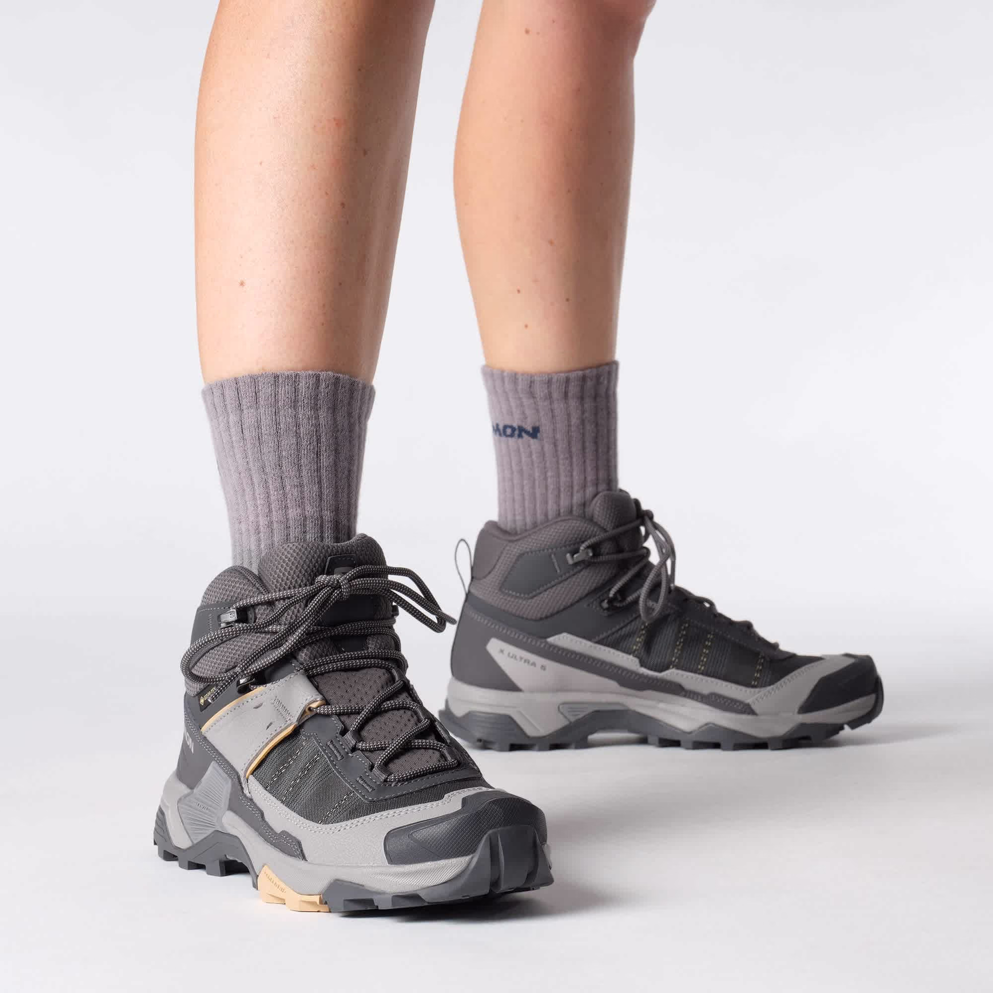 Salomon X Ultra 5 Mid GTX W - Iron/Gull - Image 5