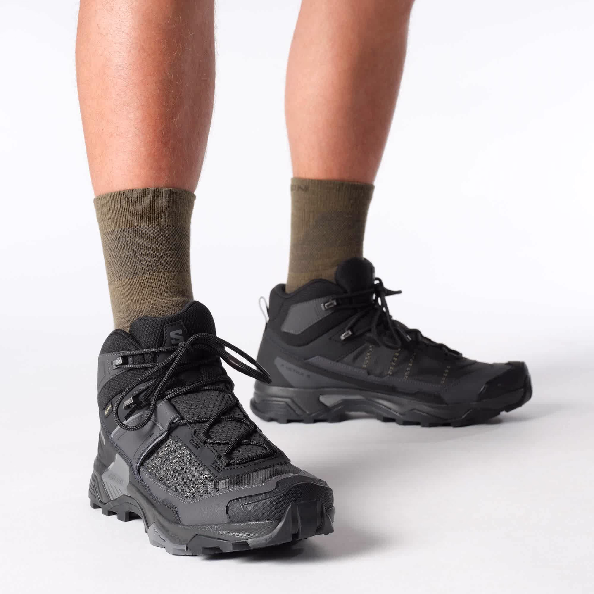 Salomon X Ultra 5 Mid GTX - Black/Asphal - Image 5