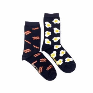 Friday Sock Co. Bacon & Eggs Socks W 5 - 10