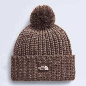The North Face Cozy Chunky Cabin Beanie Brown