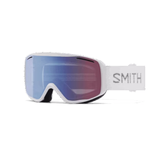 Smith Rally White Knit Blue Sensor Mirror