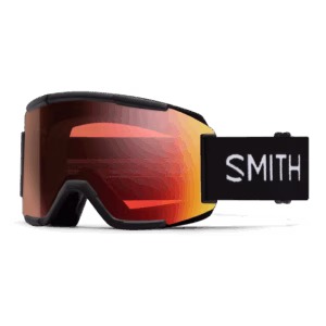 Smith Squad Black / ChromaPop Pro Photo Red Mirror