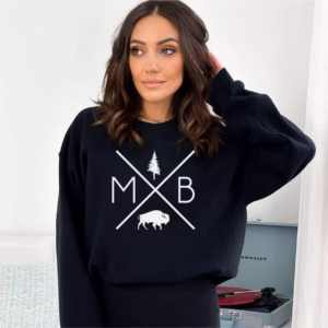 DIYXe MB X Crewneck Sweatshirt BLACK