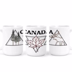 DIYxe Canada Triangle Ceramic Mug