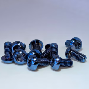 Titanium Anodized M5 T25 Rotor Bolts (each)