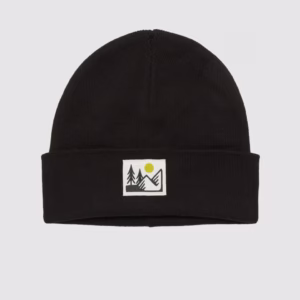 tentree Kurt Mountain Sun Beanie Black/Rustic Yellow