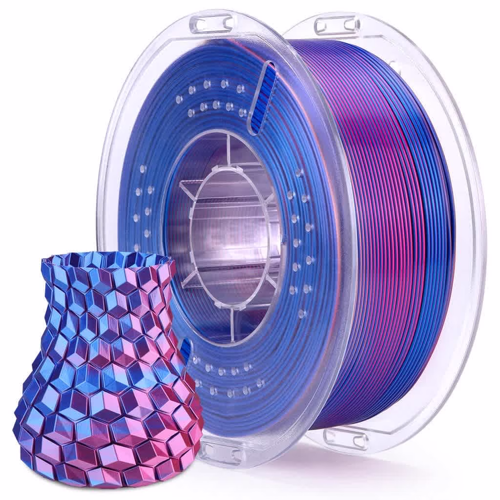 ELEGOO Silk PLA Filament 1.75mm 1KG - Blue / Magenta