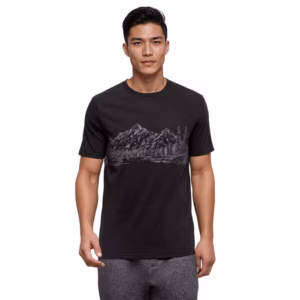 Tentree M Mountain Scenic T Meteorite Black